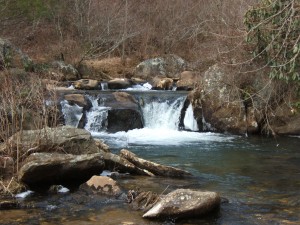 Loud Waterfall on Beaverdam Creek in Murphy North Carolina