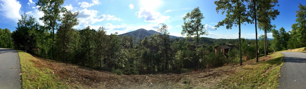 Panorama Picture of Highland Creek Land in Murphy NC